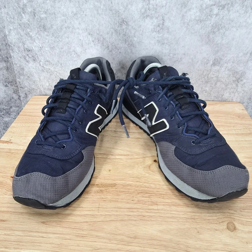 New Balance 574 Running Shoe Mens 11 Navy Blue Grey White Casual Sneaker ML574PT